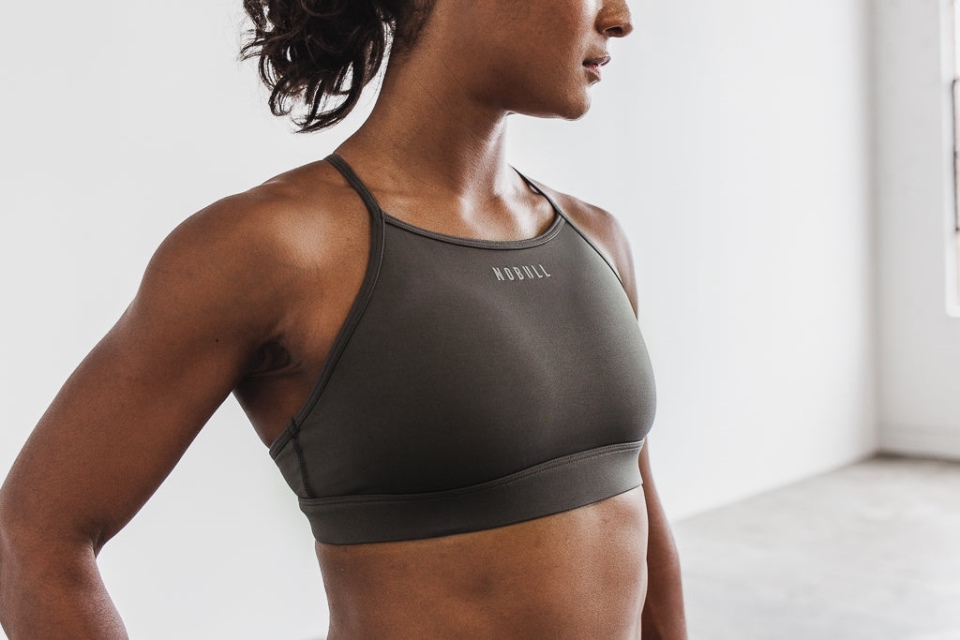 NOBULL High-Neck Sports Bra Dark