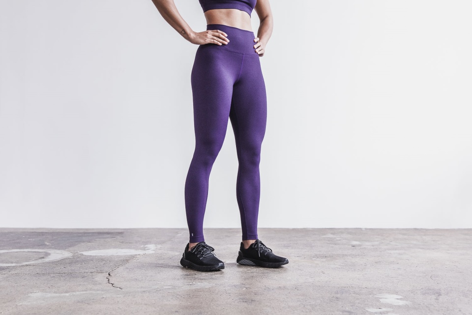 NOBULL High-Rise Tight (Plush Heather) Dark