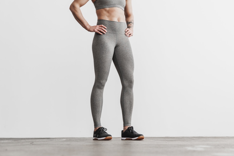 NOBULL High-Rise Tight (Plush Heather) Grey