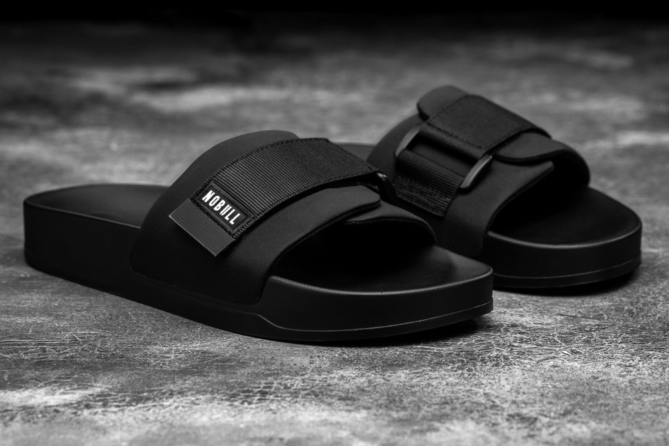 NOBULL Men's Adjustable Slide Black