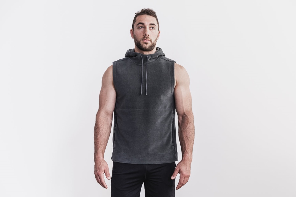 NOBULL Men's Arctic Sleeveless Pullover Dark