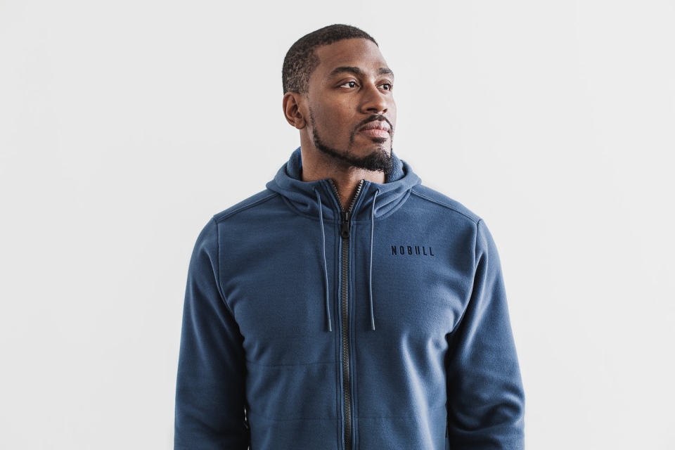 NOBULL Men's Arctic Zip-Up Jacket Steel