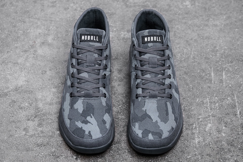 NOBULL Men's Canvas Mid Trainer Dark