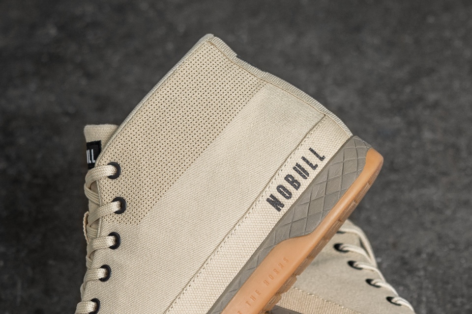 NOBULL Men's Canvas Mid Trainer Desert