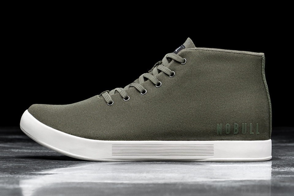 NOBULL Men's Canvas Mid Trainer Ivy