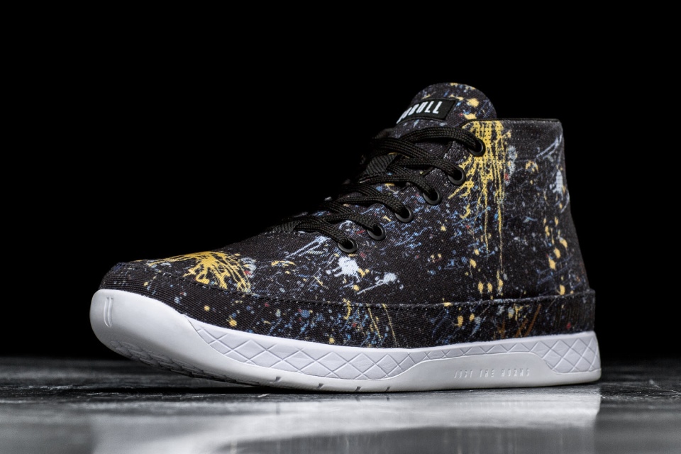 NOBULL Men's Canvas Mid Trainer Splatter