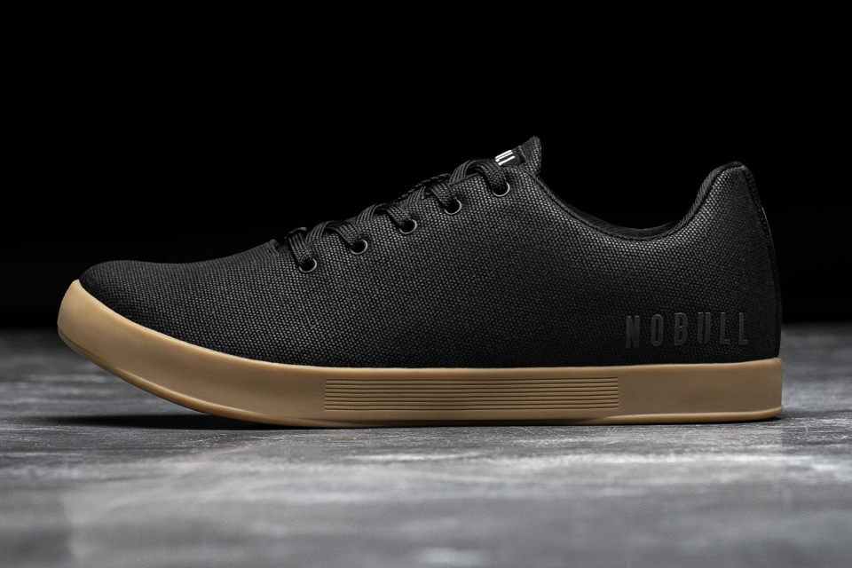 NOBULL Men's Canvas Trainer Black Gum