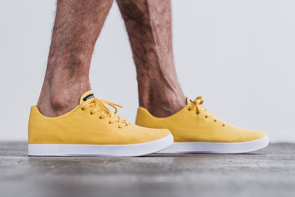 NOBULL Men's Canvas Trainer Canary