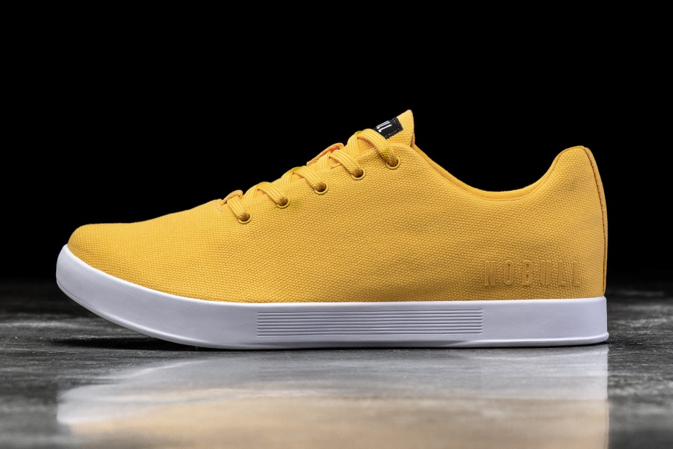 NOBULL Men's Canvas Trainer Canary