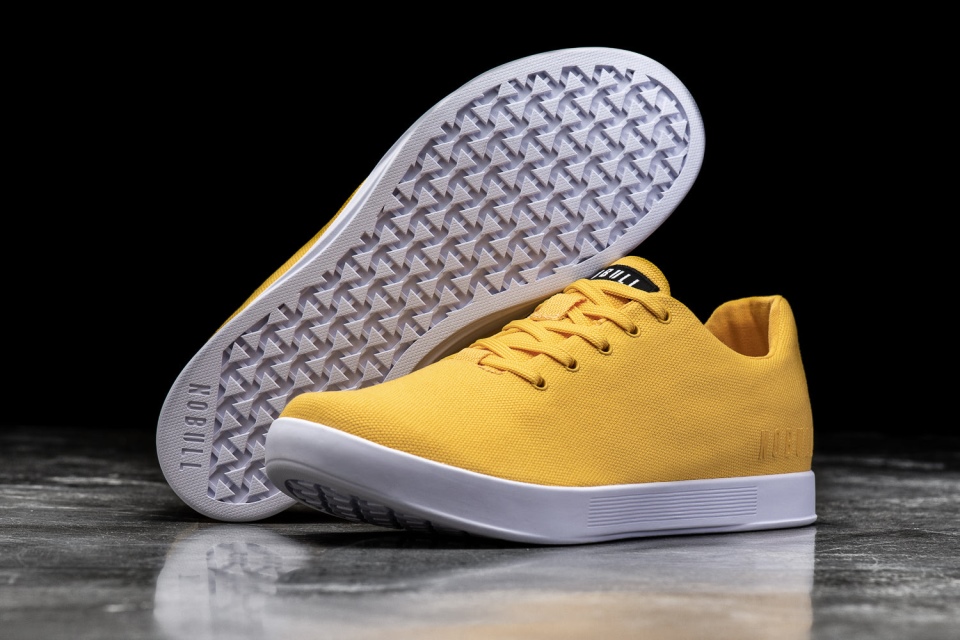 NOBULL Men's Canvas Trainer Canary