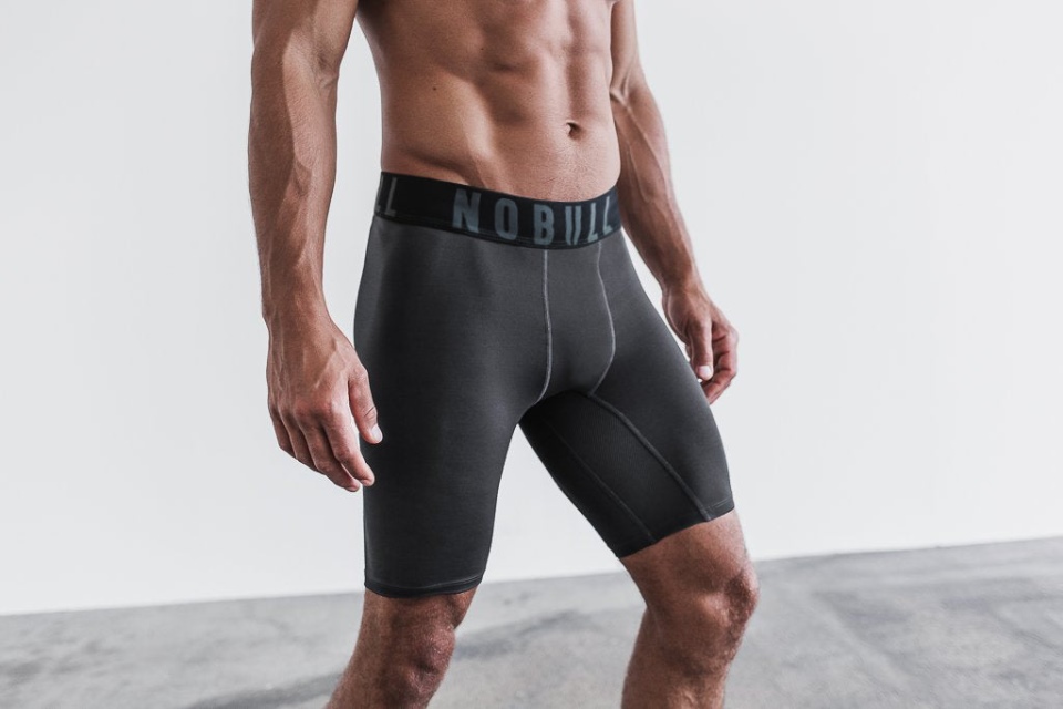 NOBULL Men's Compression Short 9" Dark