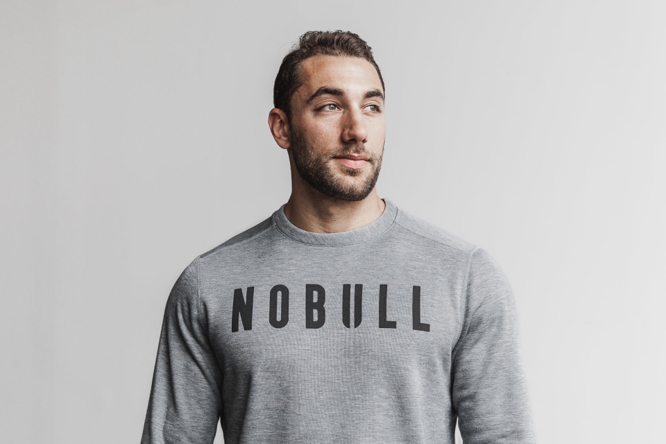 NOBULL Men's Crew Sweatshirt Grey