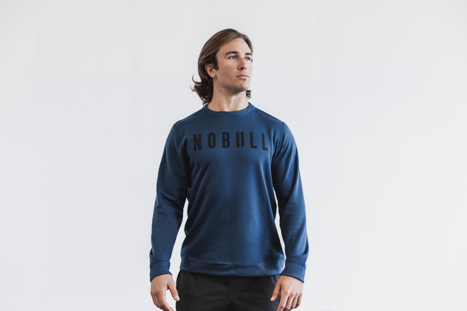 NOBULL Men's Crew Sweatshirt Navy