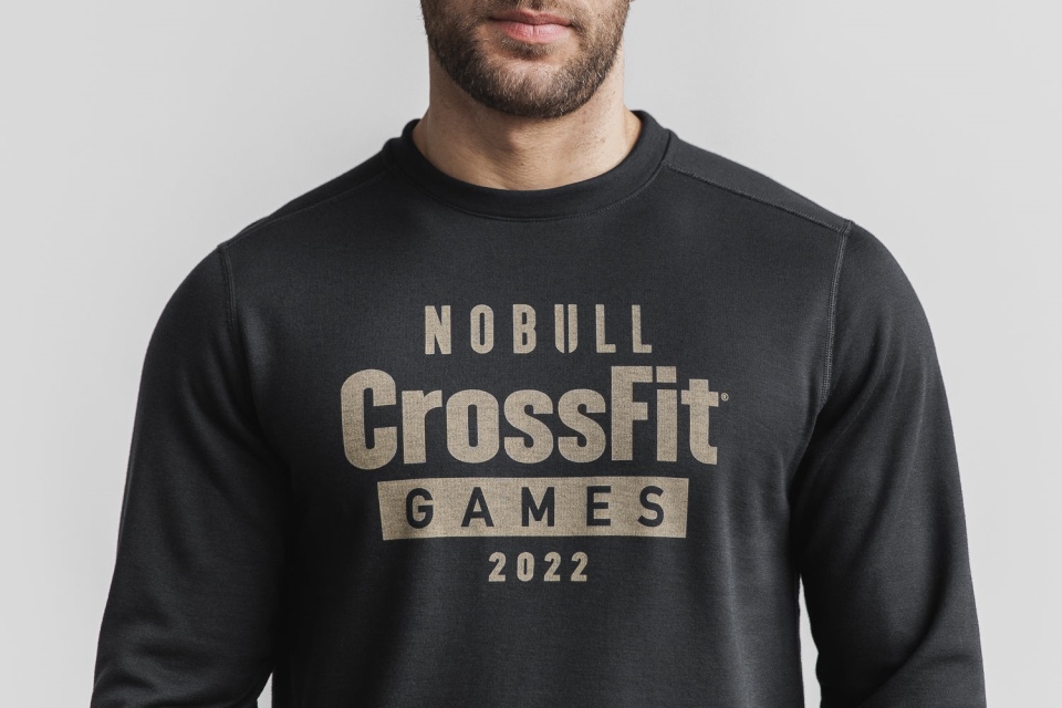 NOBULL Men's Crossfit Games 2022 Crew Sweatshirt Black