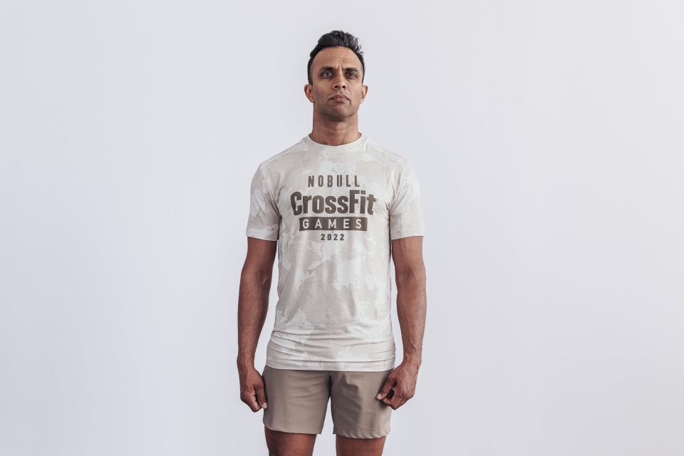 NOBULL Men's Crossfit Games 2022 Tee Oatmeal