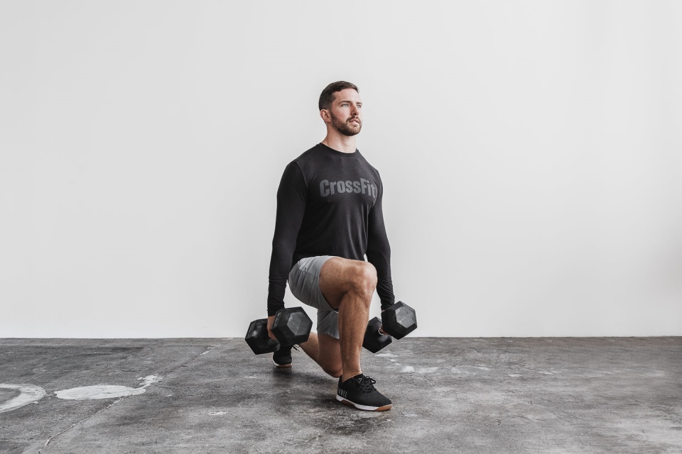 NOBULL Men's Crossfit Long Sleeve Tee Black