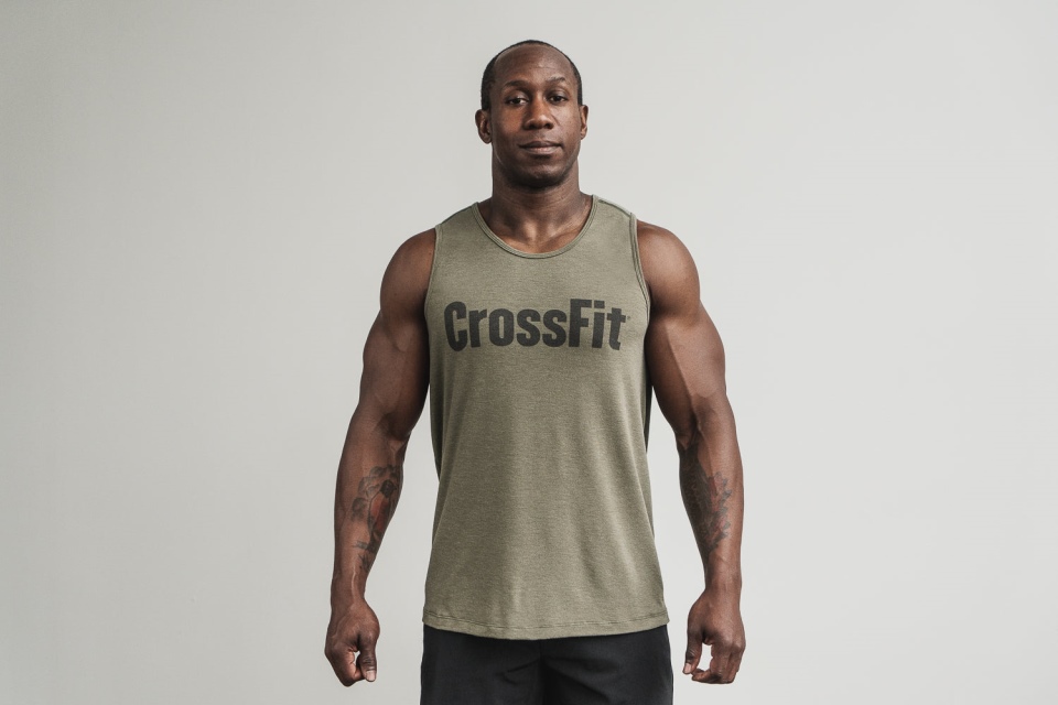 NOBULL Men's Crossfit Tank Army