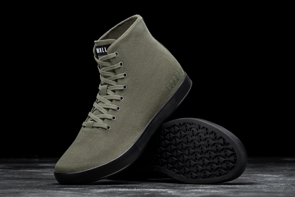 NOBULL Men's High-Top Canvas Trainer Ivy