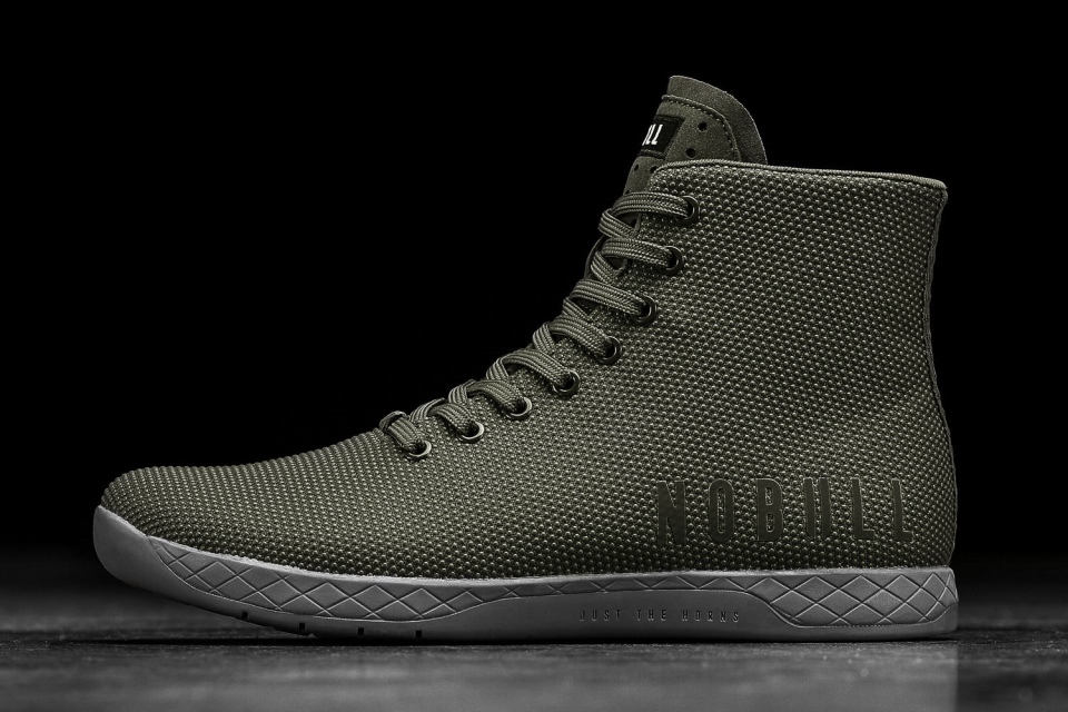 NOBULL Men's High-Top Trainer Army Grey