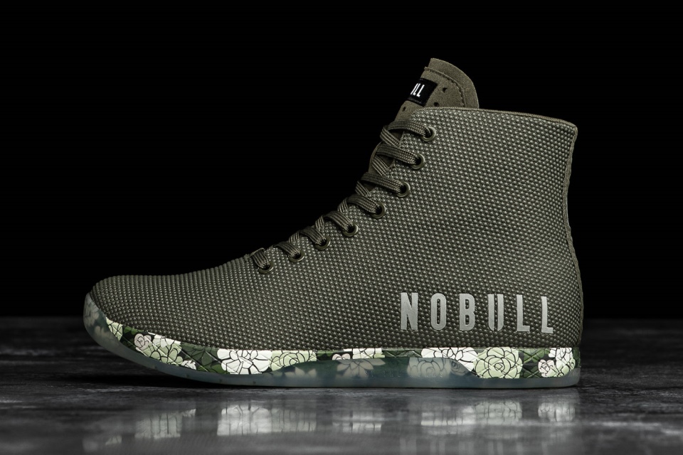 NOBULL Men's High-Top Trainer Army Succulent