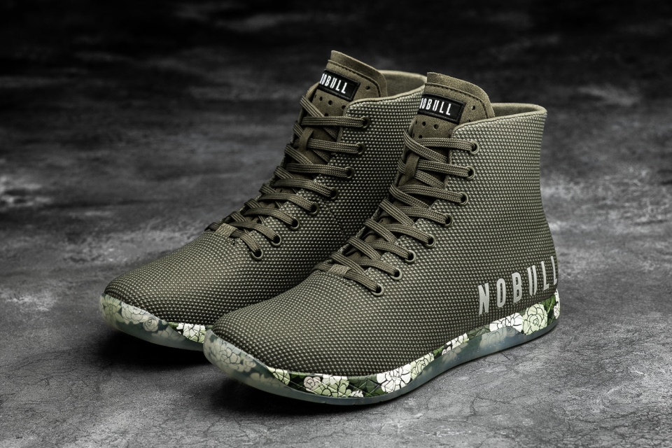 NOBULL Men's High-Top Trainer Army Succulent