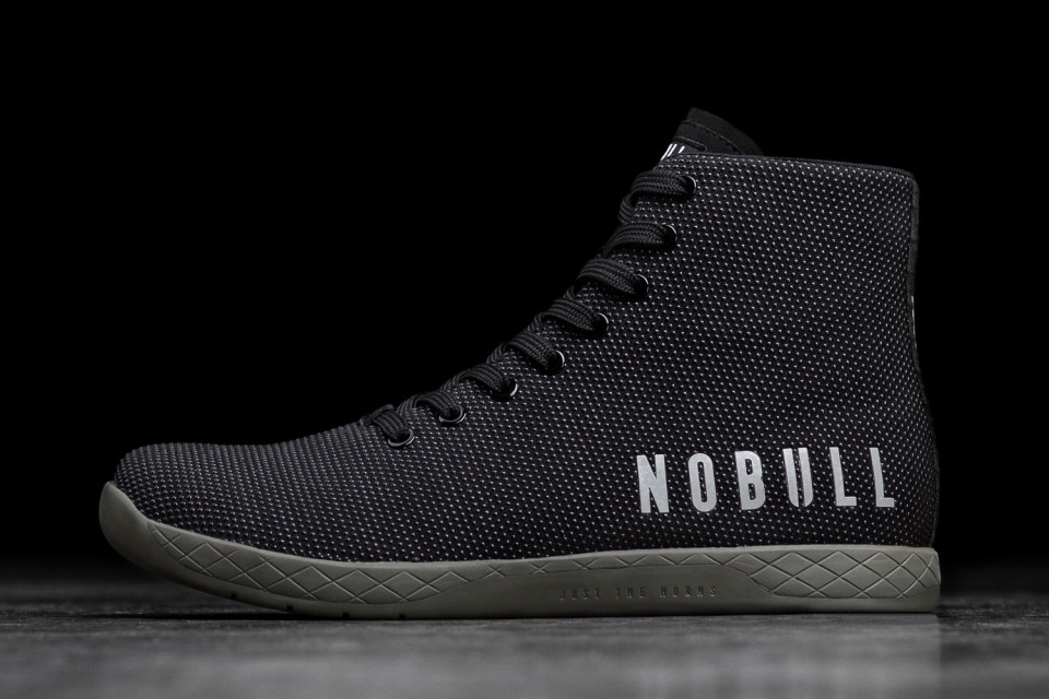 NOBULL Men's High-Top Trainer Black Ivy