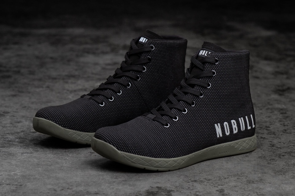 NOBULL Men's High-Top Trainer Black Ivy