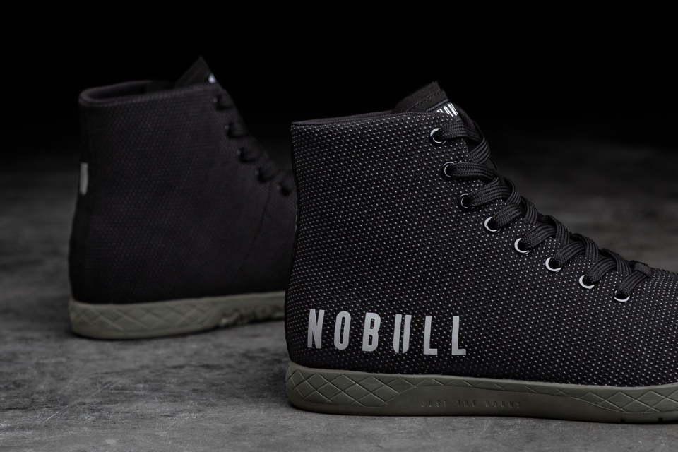 NOBULL Men's High-Top Trainer Black Ivy