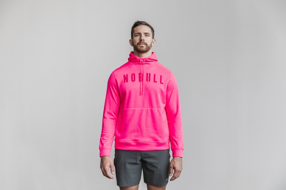 NOBULL Men's Hoodie (Neon) Pink