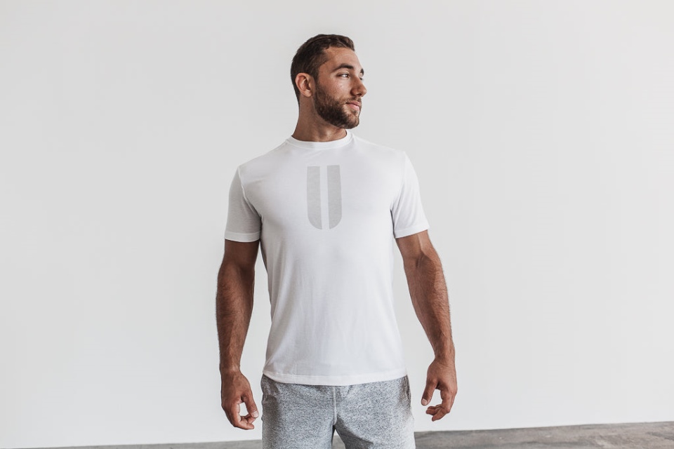 NOBULL Men's Horns Tee White