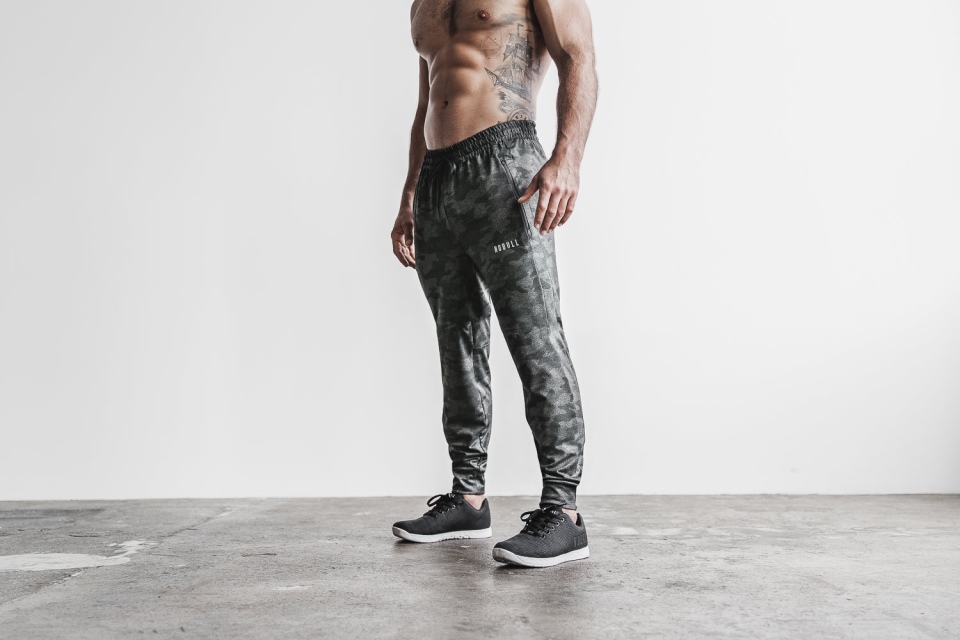 NOBULL Men's Jogger (Camo) Charcoal