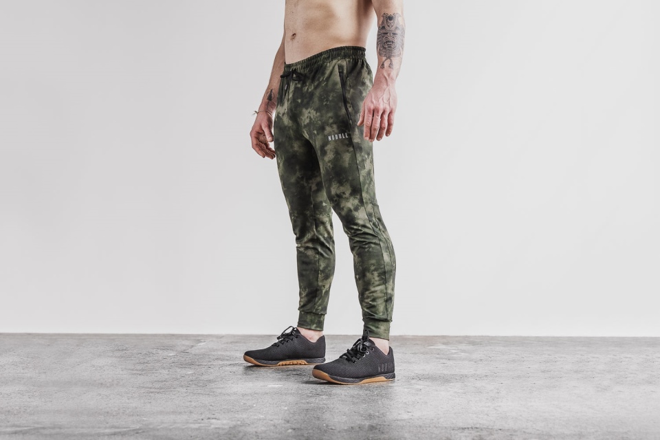 NOBULL Men's Jogger (Tie-Dye) Army