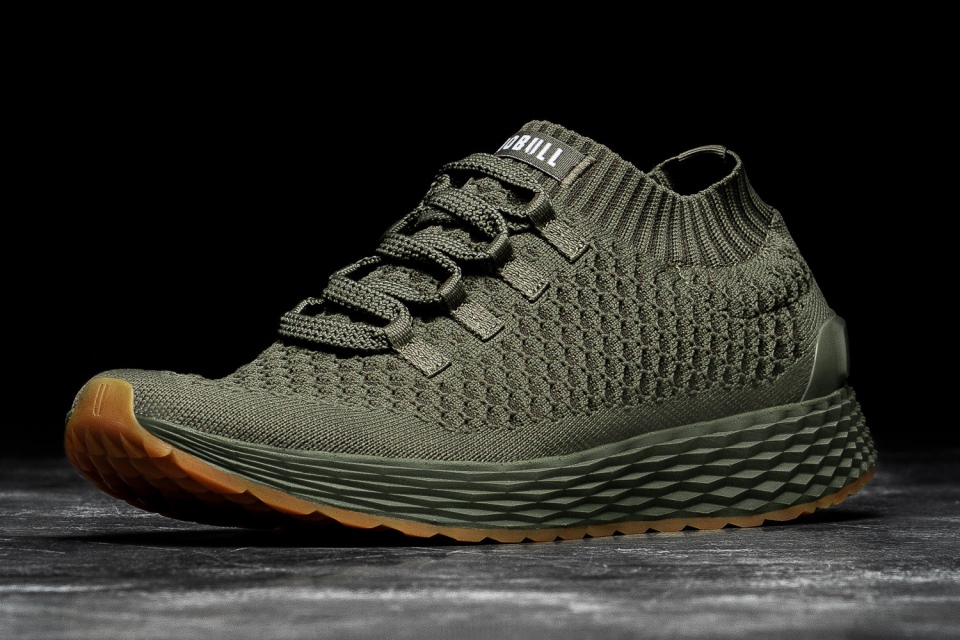 NOBULL Men's Knit Runner Army