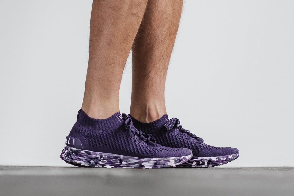 NOBULL Men's Knit Runner Dark Purple Wild Wisteria