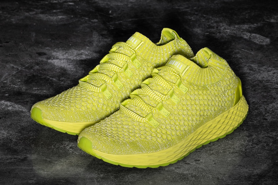 NOBULL Men's Knit Runner Neon Lime Reflective