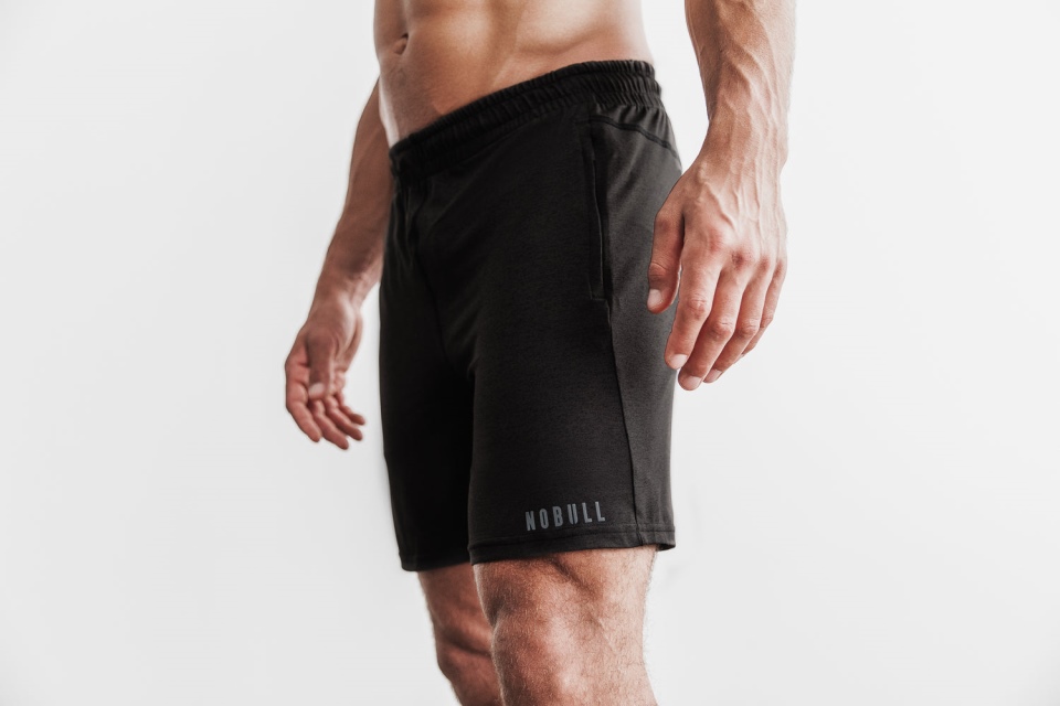 NOBULL Men's Knit Short 8.5" Black