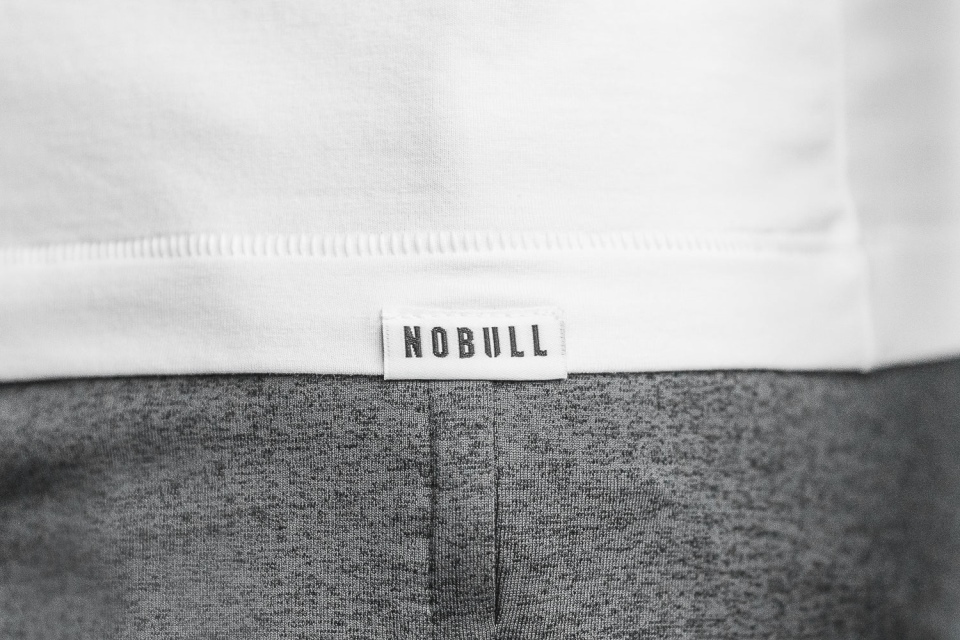 NOBULL Men's Lightweight Henley Tee White