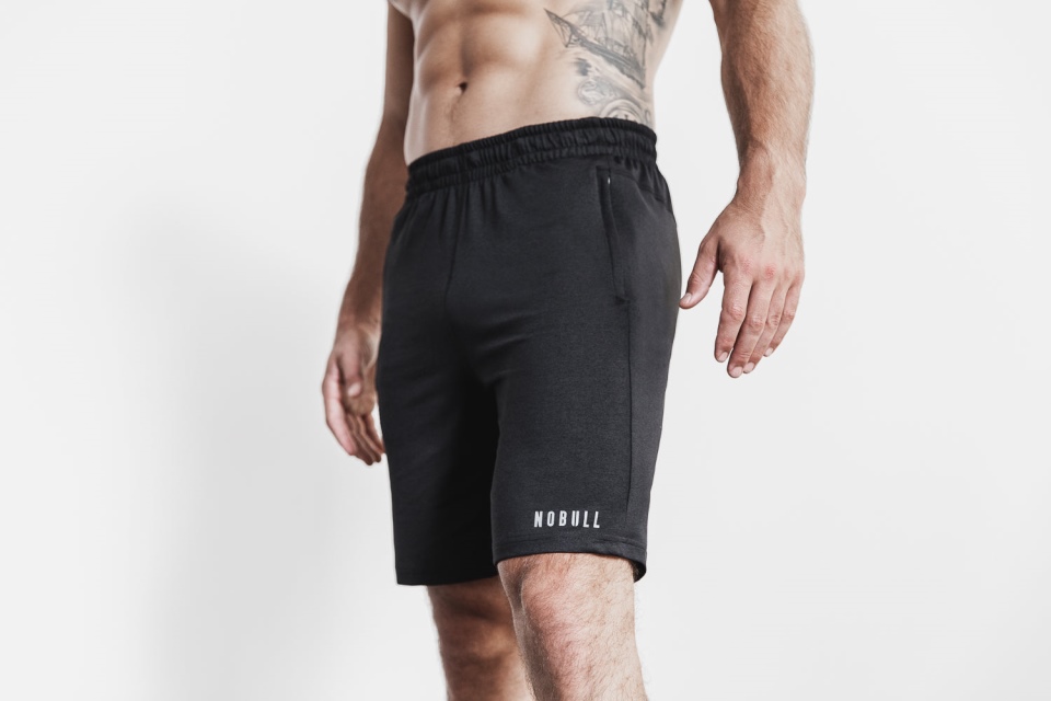 NOBULL Men's Lightweight Knit Short 9" Black