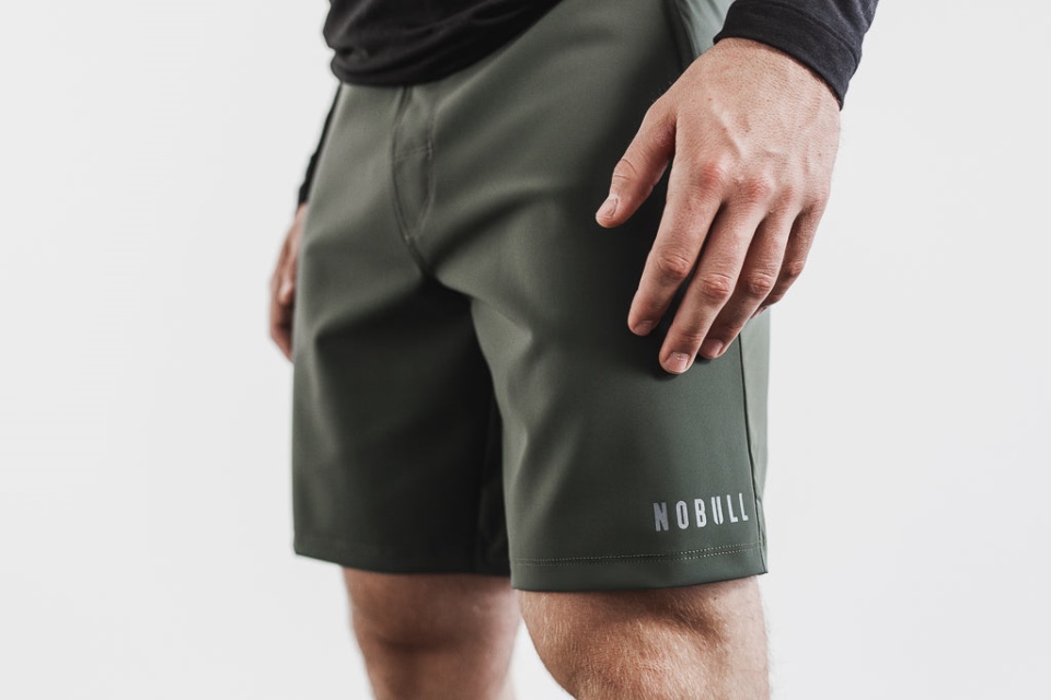 NOBULL Men's Lightweight Short 9" Army