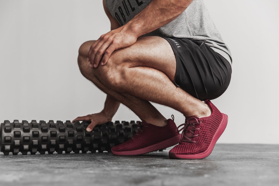 NOBULL Men's Mesh Runner Maroon