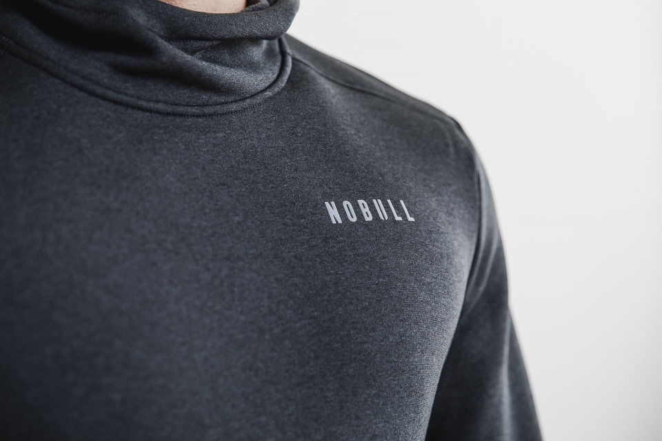 NOBULL Men's Performance Pullover Hoodie Graphite