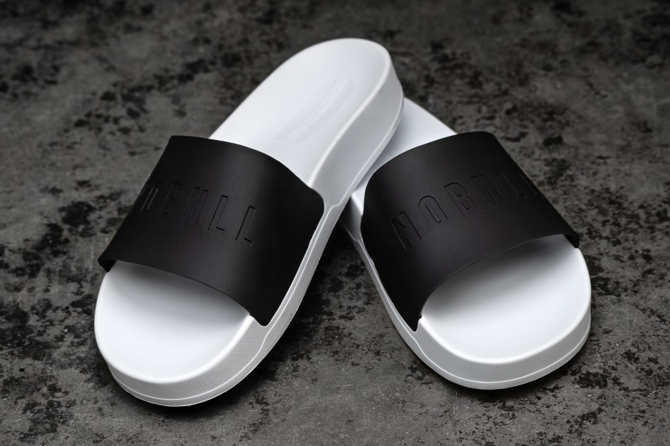 NOBULL Men's Slide Black White