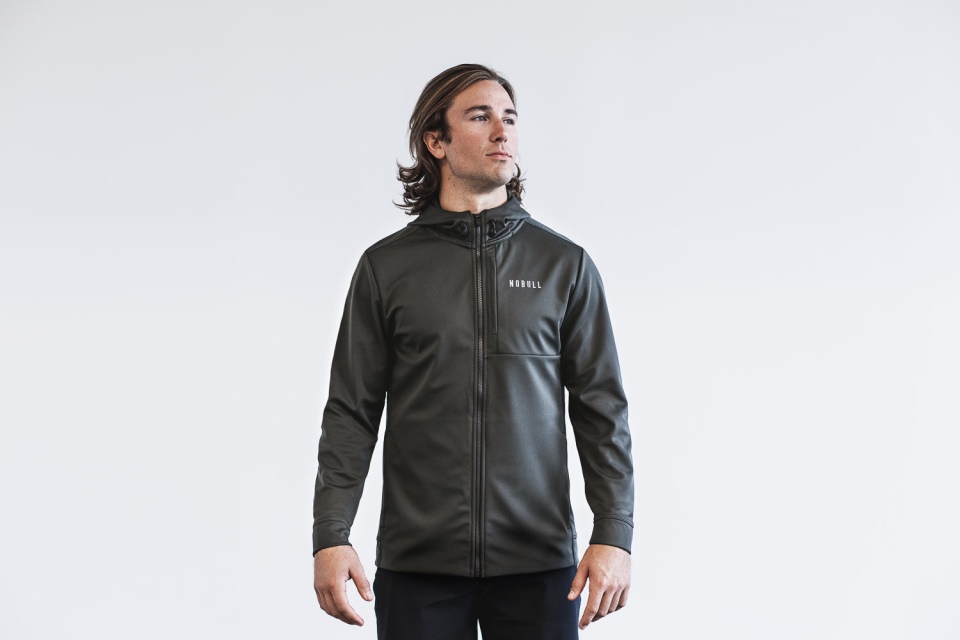 NOBULL Men's Softshell Jacket Graphite