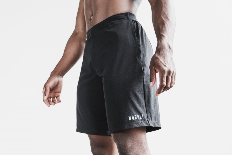 NOBULL Men's Stretch Woven Short 9" Black