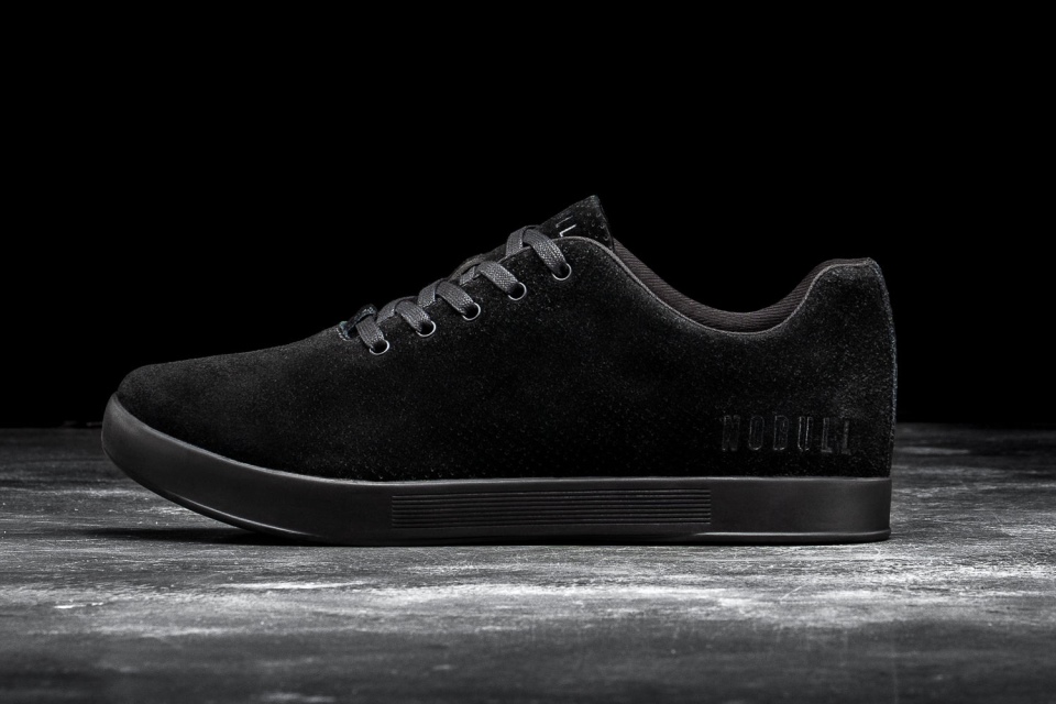 NOBULL Men's Suede Trainer Black