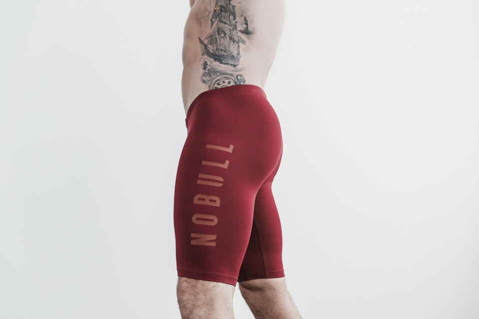 NOBULL Men's Swim Jammer Wine