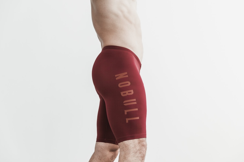 NOBULL Men's Swim Jammer Wine