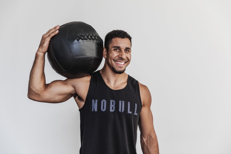 NOBULL Men's Tank (Classic Colors) Black