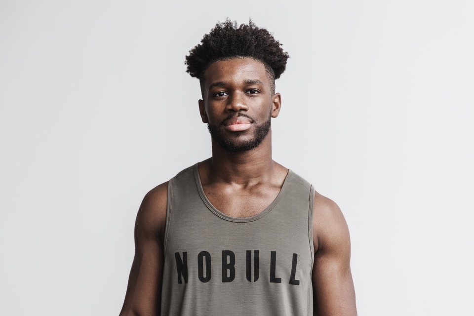 NOBULL Men's Tank (Classic Colors) Dark Fallen Rock