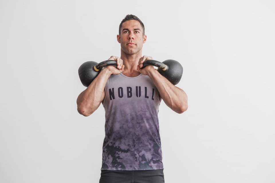 NOBULL Men's Tank (Dip-Dye) Wisteria